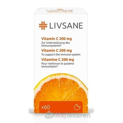 LIVSANE Vitamín C 200 mg 60 tbl