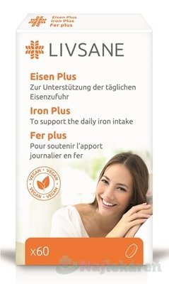 E-shop LIVSANE Železo Plus s Vitamínmi 60 tbl