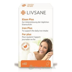 LIVSANE Železo Plus s Vitamínmi 60 tbl