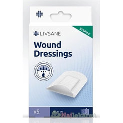LIVSANE Náplasť sterilná 10x15cm, 5ks