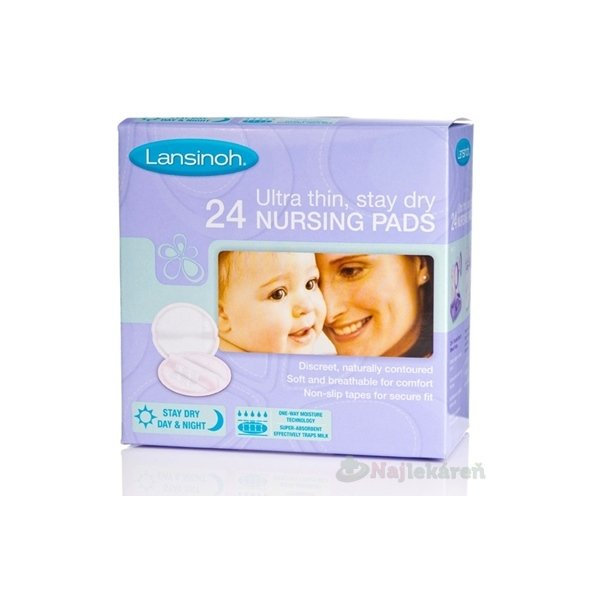 LANSINOH Jednorázové vložky do podprsenky 24ks
