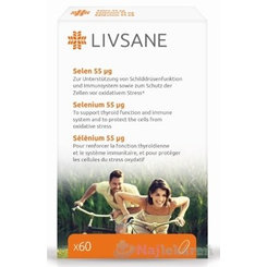 LIVSANE Selén 55 µg 60 tbl