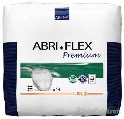 E-shop ABENA ABRI FLEX Premium XL2 navliekac.plienk.nohavičky, priedušné,boky130-170cm, savosť 1900ml,14ks