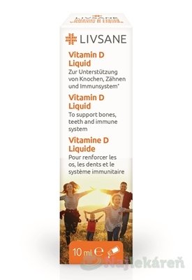 E-shop LIVSANE Tekutý vitamín D 10 ml