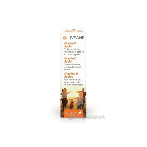 LIVSANE Tekutý vitamín D 10 ml