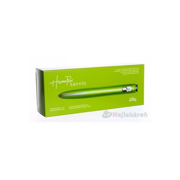 HumaPen Savvio, zelené, aplikátor inzulínu pre 3ml náplne, 1ks