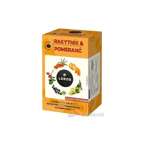 LEROS ČAJOVÁ CHVÍĽKA RAKYTNÍK & POMARANČ