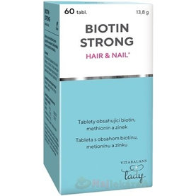 Vitabalans BIOTIN STRONG pre nechty a vlasy 60 tabliet