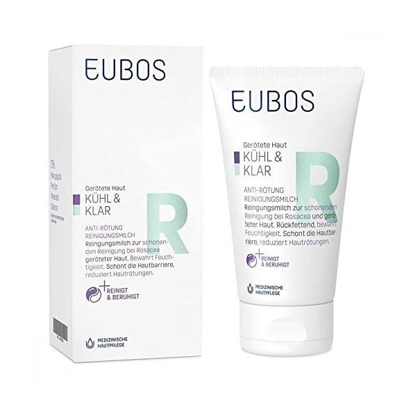 EUBOS Cool & Calm Čistiace mlieko proti začervenaniu 150ml
