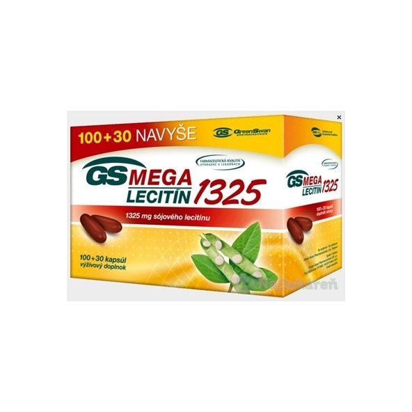 GS MegaLecitín 1325 100+30 ks