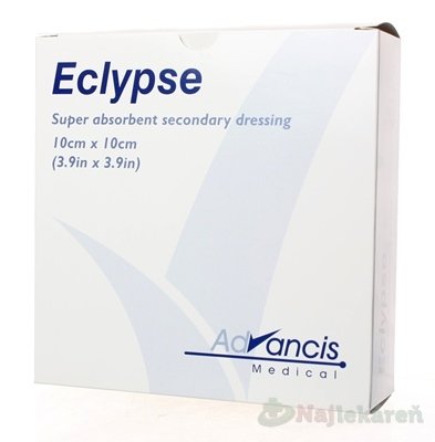 E-shop Eclypse krytie na rany superabsorpčné 10x10cm, 20ks