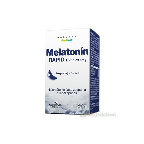Salutem Melatonin RAPID komplex 5mg 100 tabliet