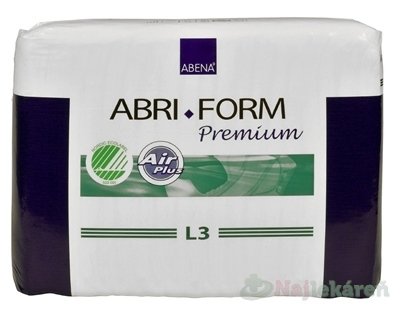 E-shop ABENA ABRI FORM Premium L3 plienkové nohavičky priedušné, boky 100-150cm, savosť 3400ml, 20ks