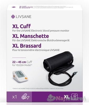 E-shop LIVSANE XL Manžeta k tlakomeru na rameno (22-45 cm)