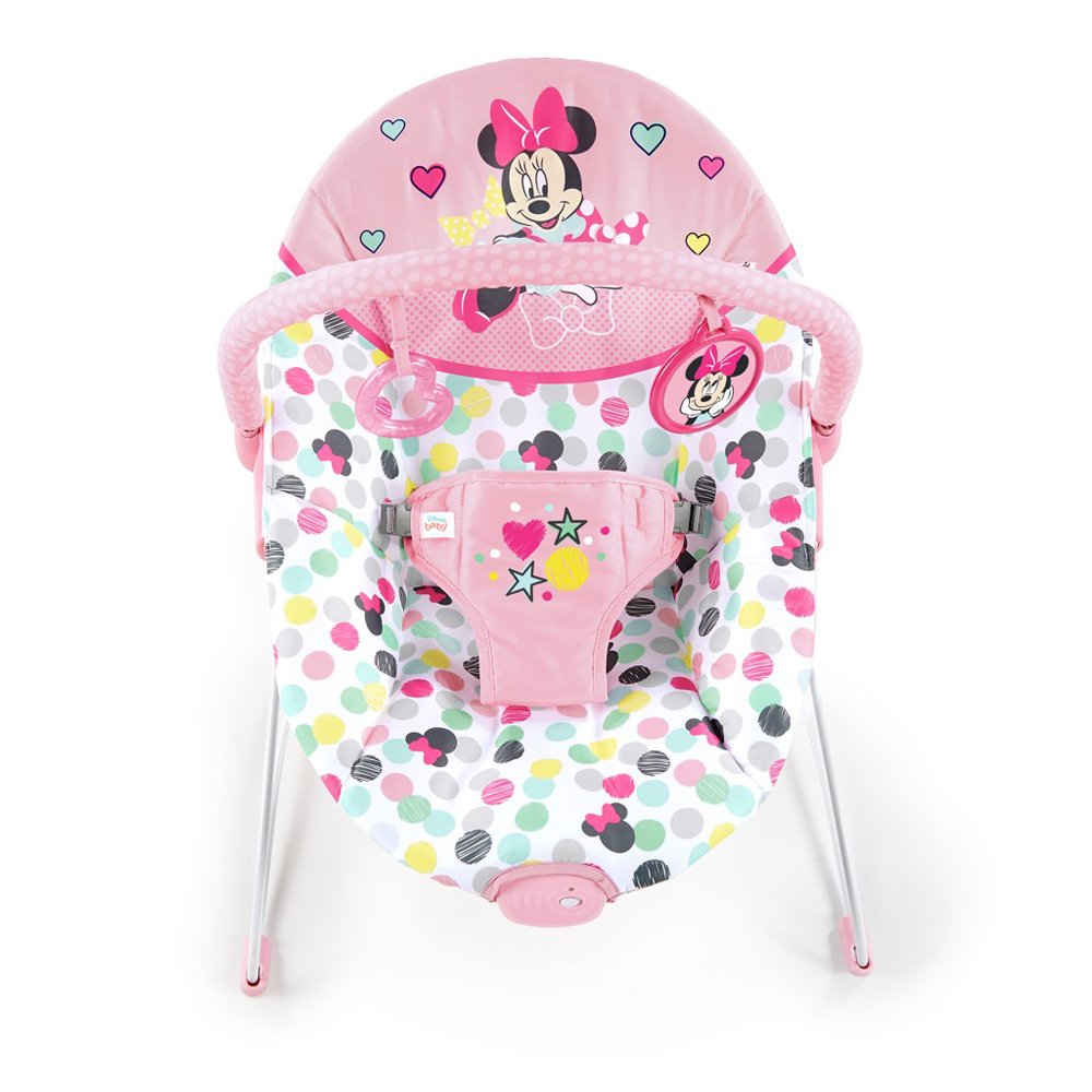 E-shop DISNEY BABY Lehátko vibrujúce Minnie Mouse Spotty Dotty 0 m+, do 9 kg