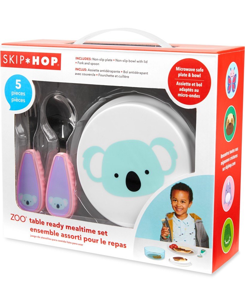 E-shop SKIP HOP ZOO Set jedálenský 5 ks Koala 12m+