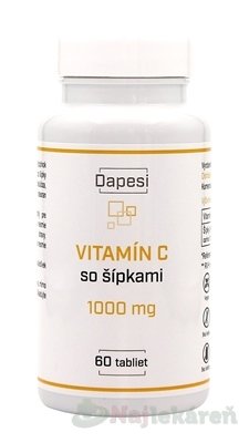 E-shop Dapesi VITAMÍN C so šípkami 1000 mg, 60 tbl