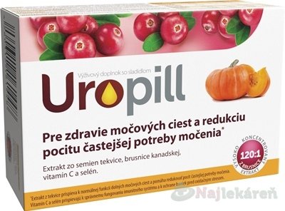 E-shop Uropill pre zdravé močové cesty 30 tabliet