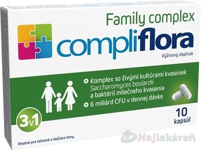 E-shop compliflora Family complex, probiotikum, 10 cps