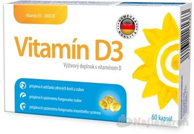 E-shop Sirowa Vitamín D3 2000 IU, 60 cps