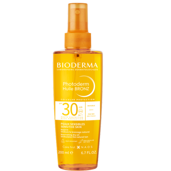 BIODERMA Photoderm BRONZ SPF 30 suchý opaľovací olej 200ml