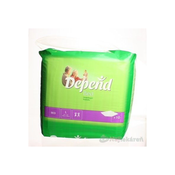 DEPEND Bed LARGE 60x90 cm absorbčné podložky 10ks