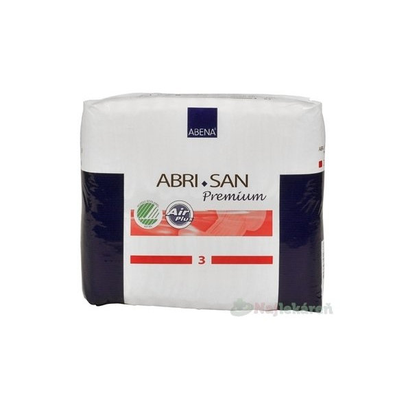 ABENA ABRI SAN Premium 3 inkontinenčné vložky, priedušné, 11x33cm, savosť 500ml  28ks