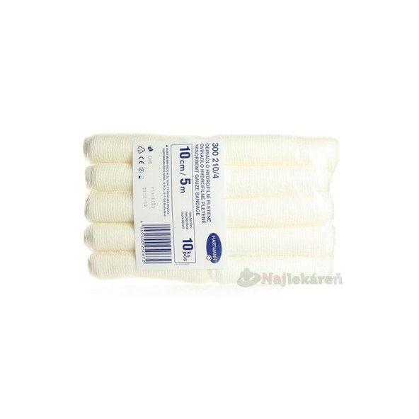 OVÍNADLO HYDROFILNÉ pletené, nesterilné (10cm x 5m) 10ks