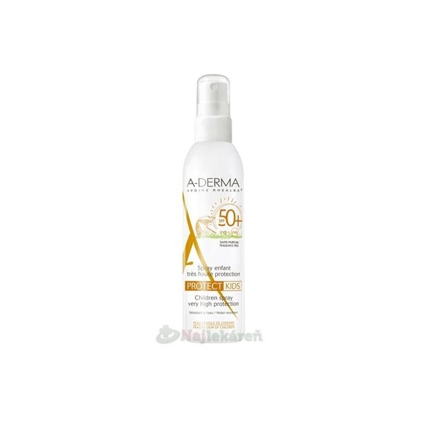 A-DERMA PROTECT KIDS sprej pre deti SPF50+ 200ml