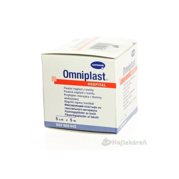 OMNIPLAST náplasť textilná na cievke (5cmx5m) 1ks