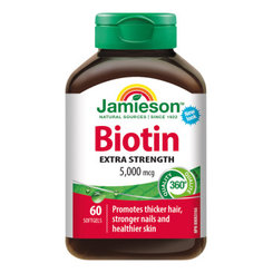 Jamieson Biotín 5000 mcg 60 kapsúl