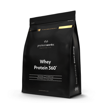 E-shop Whey Protein 360 ® - The Protein Works, príchuť banánový milkshake, 1200g