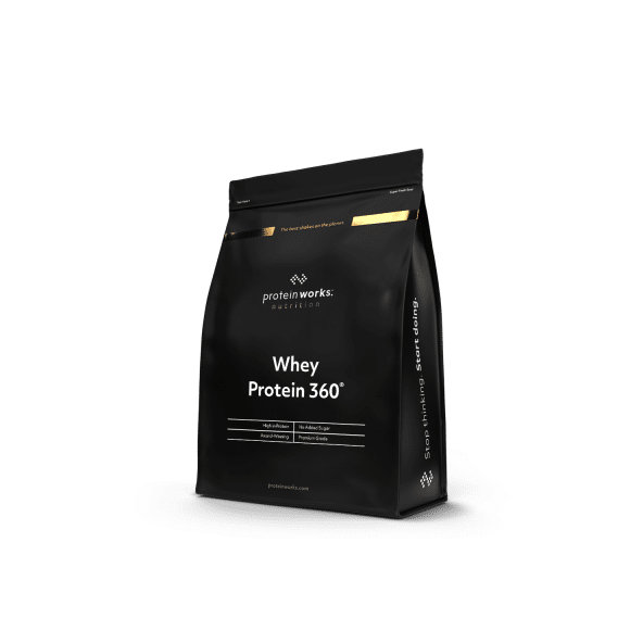 Whey Protein 360 ® - The Protein Works, príchuť jahoda a krém, 1200g