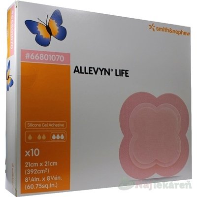 E-shop ALLEVYN LIFE Penové krytie na rany so silikónovým gélom,10 ks