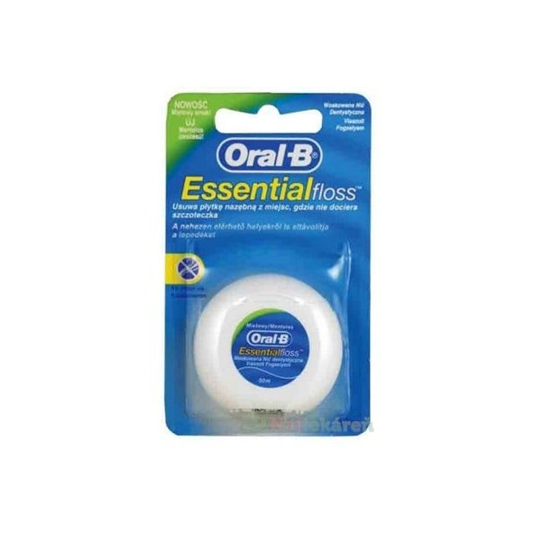 Oral-B Essential floss ZUBNÁ NIŤ 50 m 1 kus