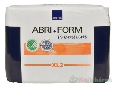 E-shop ABENA ABRI FORM Premium XL2 plienkové nohavičky priedušné, boky 110-170cm, savosť 3400 ml, 20ks