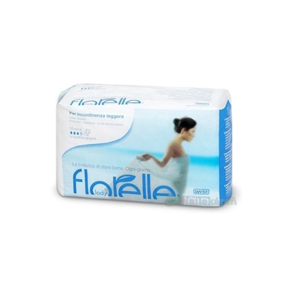 FLORELLE Lady Extra vložky absorpčné, jednotlivo balené, 10ks