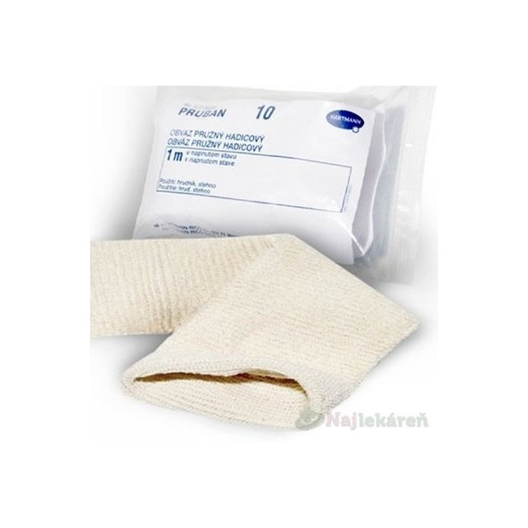 PRUBAN sieťový hadicový obväz veľ.10 hrudník, stehno (10cmx1m)  1ks