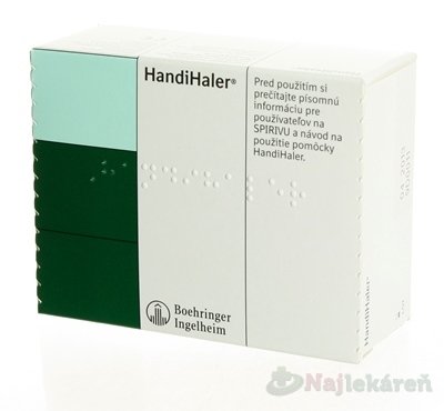 E-shop HandiHaler inhalátor inhalačná aplikácia kapsúl lieku Spiriva 1ks