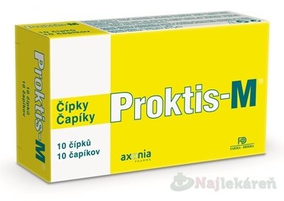 E-shop PROKTIS-M rektálne čapíky na hojenie rán 10ks
