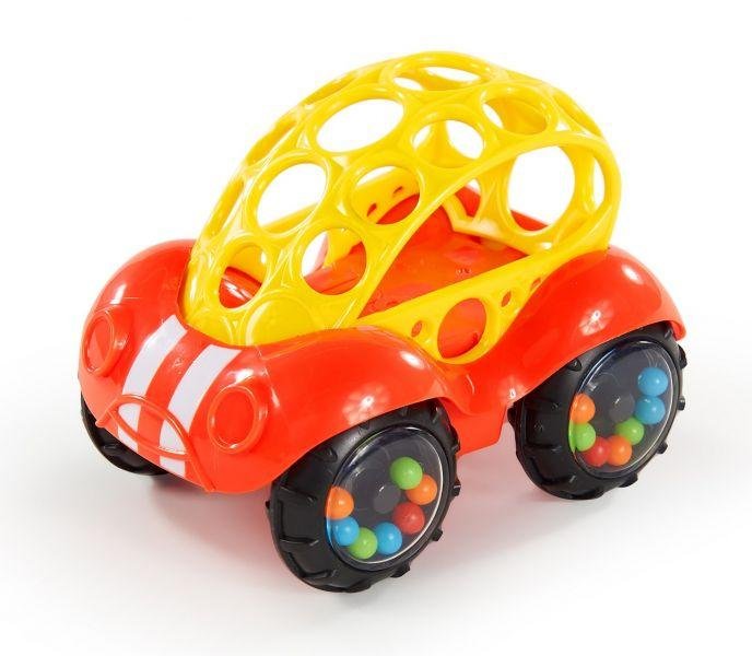 E-shop OBALL Hračka autíčko Rattle & Roll™, červené, 3m+