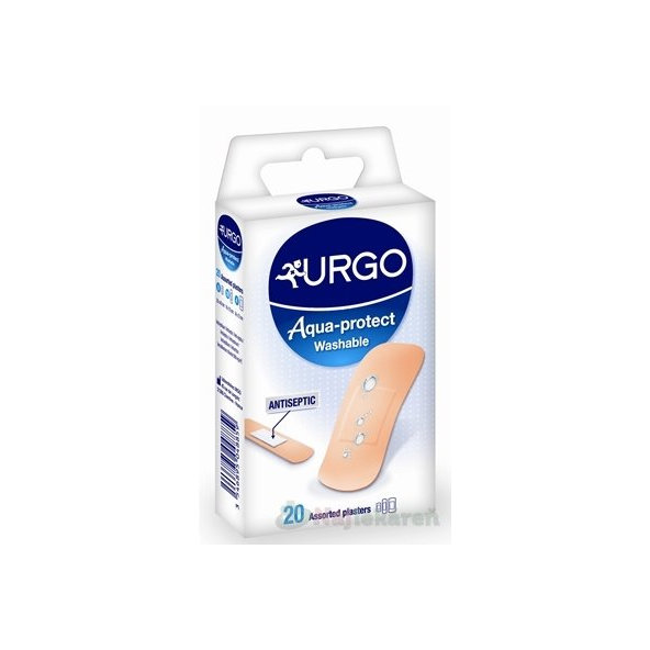 URGO Aqua-protect umývateľná náplasť, 3 veľkosti  20ks