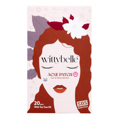 WittyBelle Náplasti na akné Tea Tree mačky a labky 20 ks