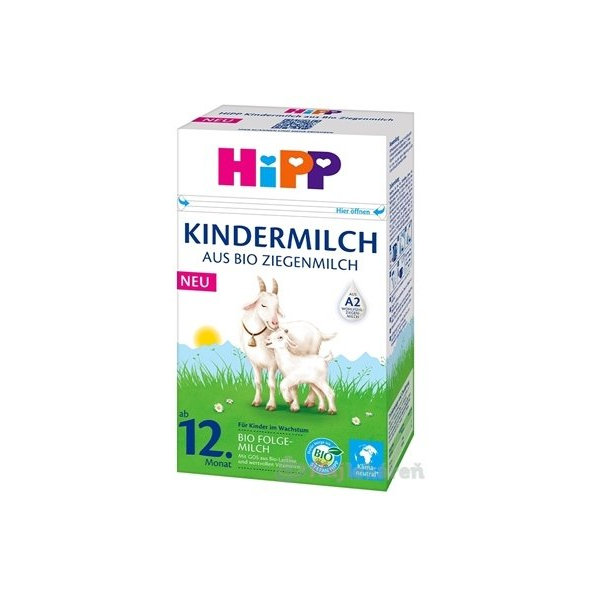 HiPP 3 Junior BIO KOZIE MLIEKO (od 12 m), dojčenská výživa, 400g