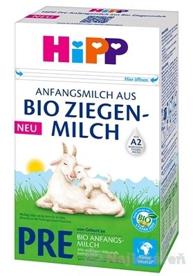 E-shop HiPP 1 BIO KOZIE MLIEKO (od narodenia), mliečna výživa, 400g