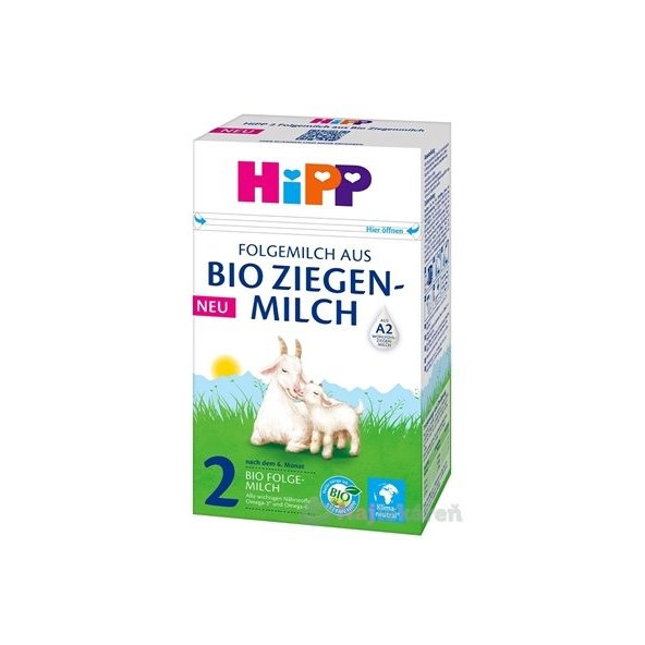 HiPP 2 BIO KOZIE MLIEKO (od ukonč. 6m), následná výživa, 400g