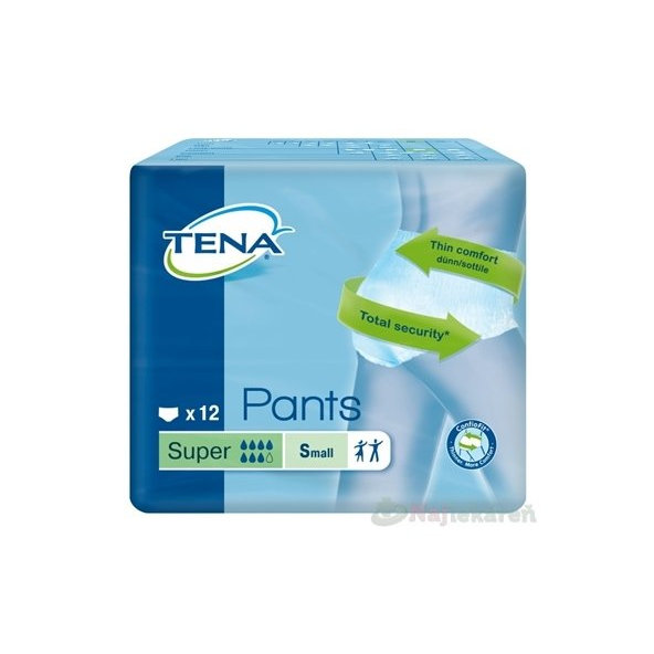 TENA PANTS SUPER SMALL naťahovacie absorpčné nohavičky 12ks