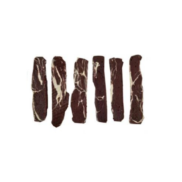 Maškrta Salač Plátky jahňacie s treskou mäkké pre psy a mačky 250g