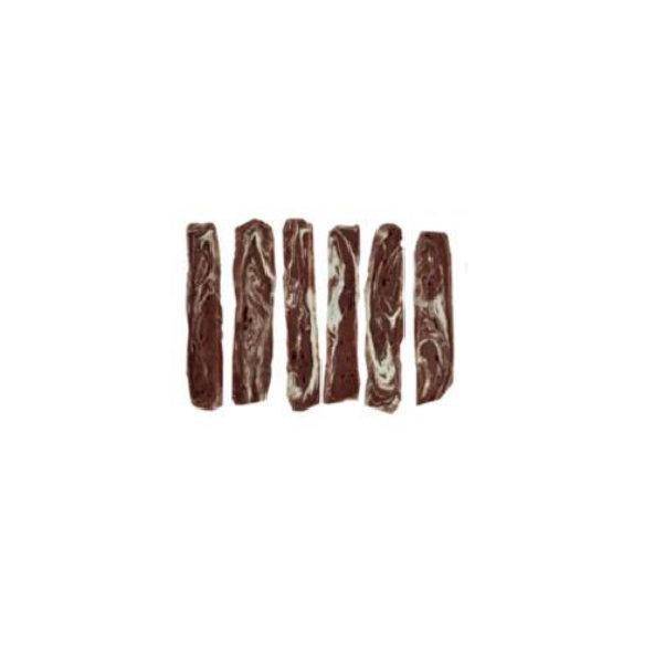 Maškrta Salač Plátky hovädzie s treskou mäkké pre psy a mačky 250g