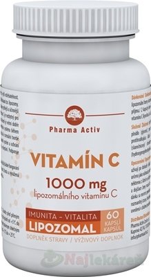 E-shop Pharma Activ Lipozomálny Vitamín C 1000 mg, 60 cps